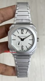 Bulgari Octo Finissimo Extra Thin Silver 103011 Beyaz Eta Replika Saat