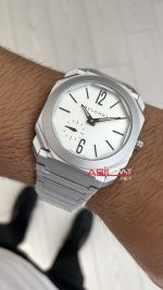 Bulgari Octo Finissimo Extra Thin Silver 103011 Beyaz Eta Replika Saat
