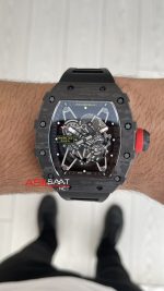 Richard Mille Rafael Nadal RM35-02 Carbon Black Replika Saat