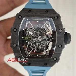Richard Mille Rafael Nadal RM35-02 Carbon Mavi Replika Saat