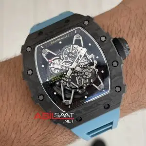 Richard Mille Rafael Nadal RM35-02 Carbon Mavi Replika Saat