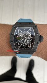 Richard Mille Rafael Nadal RM35-02 Carbon Mavi Replika Saat