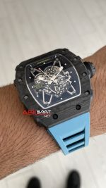 Richard Mille Rafael Nadal RM35-02 Carbon Mavi Replika Saat