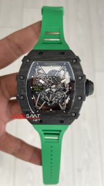 Richard Mille Rafael Nadal RM35-02 Carbon Yeşil Replika Saat