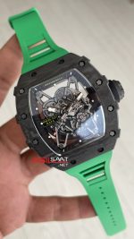 Richard Mille Rafael Nadal RM35-02 Carbon Yeşil Replika Saat