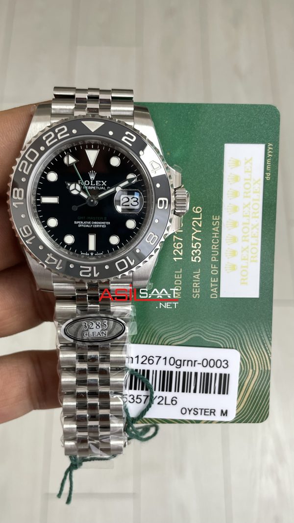 Rolex Bruce Wayne Gmt Master II 126710GRNR Jubilee 40mm 3285 Clean Factory V3 Super Klon Eta Swiss