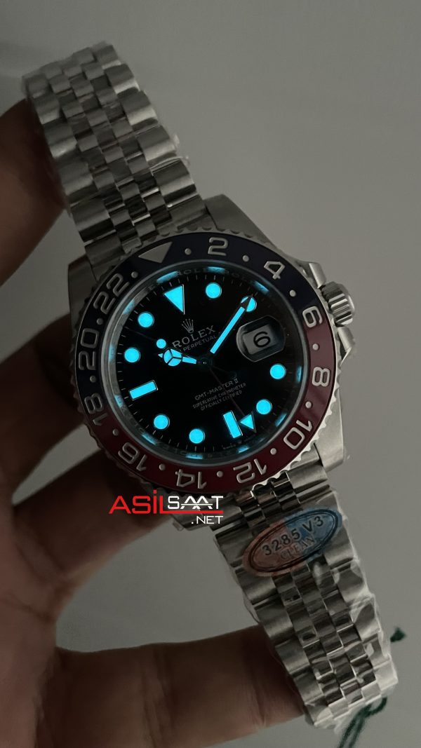 Rolex Pepsi Gmt Master II 126710BLRO Jubilee 40mm 3285 Clean Factory V3 Super Klon Eta Swiss