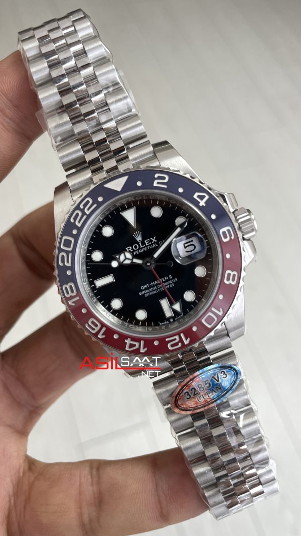 Rolex Pepsi Gmt Master II 126710BLRO Jubilee 40mm 3285 Clean Factory V3 Super Klon Eta Swiss