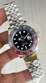 Rolex Pepsi Gmt Master II 126710BLRO Jubilee 40mm DD3285 V3 Swiss ETA Saat AR Factory