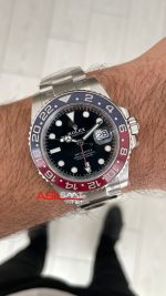 Rolex Pepsi Gmt Master II 126710BLRO Oyster 40mm DD3285 V3 Swiss ETA Saat AR Factory