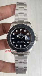 Rolex Yacht Master RLX Titanium 226627 Oyster Siyah Kadran 42mm Replika Saat