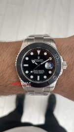 Rolex Yacht Master RLX Titanium 226627 Oyster Siyah Kadran 42mm Replika Saat
