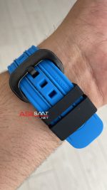 SevenFriday Aka Carbon Blue PS Serisi PS3/04 Mavi Kadran 47mm Replika Saat