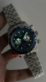 Tudor Black Bay Chrono Mavi Kadran M79360B Blue Boutique Edition 41 mm Silver Replika Saat