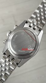 Tudor Black Bay Chrono Turkuaz Kadran 79360N Flamingo Blue 41 mm Silver Replika Saat
