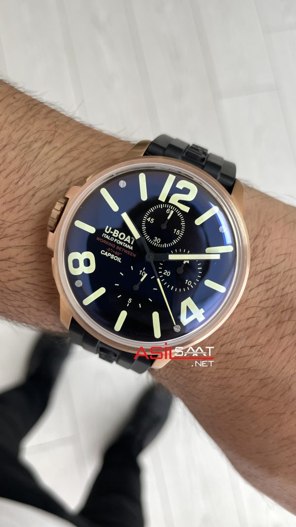 U-Boat Capsoil Chrono Rose 45mm Replika Saat U-Boat Capsoil Chrono Rose 45mm Replika Saat