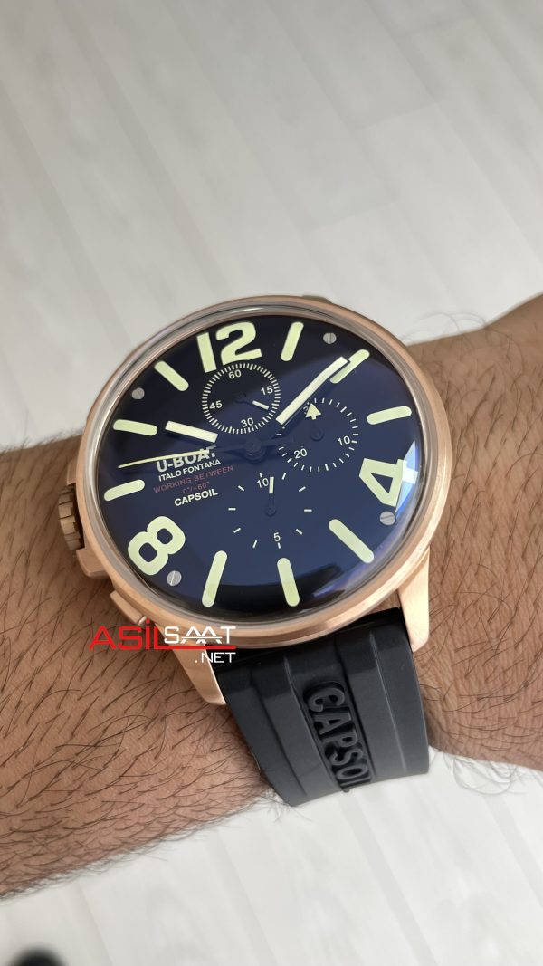 U-Boat Capsoil Chrono Rose 45mm Replika Saat U-Boat Capsoil Chrono Rose 45mm Replika Saat