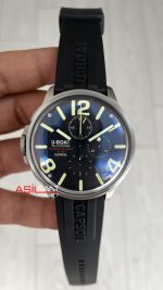 U-Boat Capsoil Chrono Siyah Kadran 8111/D SS 45mm Replika Saat
