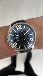U-Boat Capsoil Chrono Siyah Kadran 8111/D SS 45mm Replika Saat