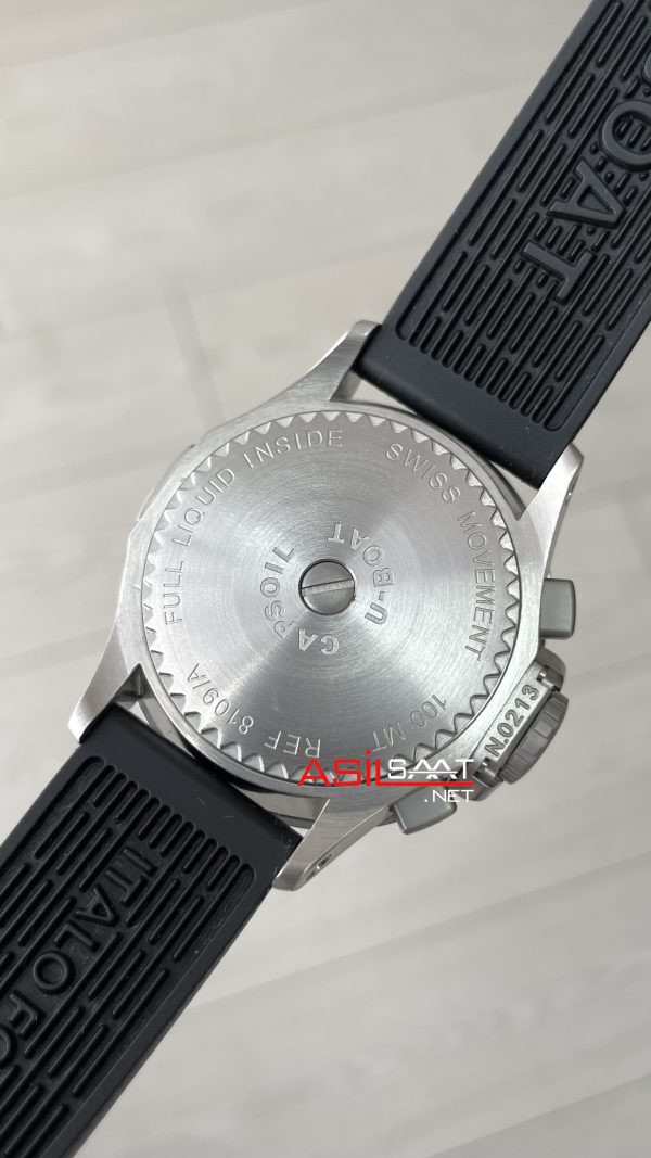 U-Boat Capsoil Chrono Siyah Kadran 8111/D SS 45mm Replika Saat U-Boat Capsoil Chrono Siyah Kadran 8111/D SS 45mm Replika Saat