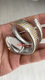 Bulgari Serpenti Tubogas Beyaz Kadran 103648 Silver Gold 35mm Kadın Kol Saati