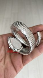 Bulgari Serpenti Tubogas Siyah Kadran 102824 Silver 35mm Kadın Kol Saati