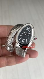 Bulgari Serpenti Tubogas Siyah Kadran 102824 Silver 35mm Kadın Kol Saati