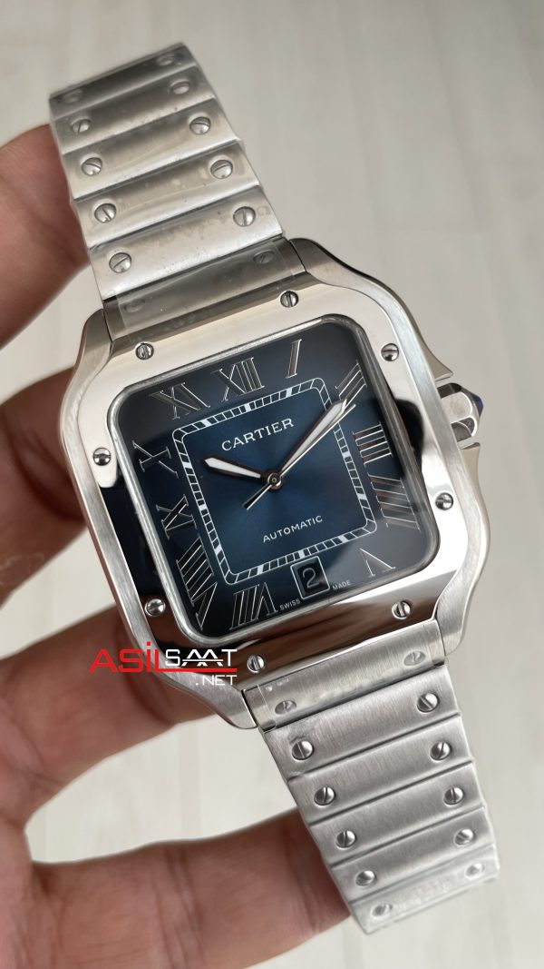 Cartier De Santos WSSA0030 Mavi Replika Saat