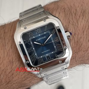 Cartier De Santos WSSA0030 Mavi Replika Saat