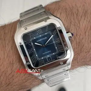 Cartier De Santos WSSA0030 Mavi Replika Saat