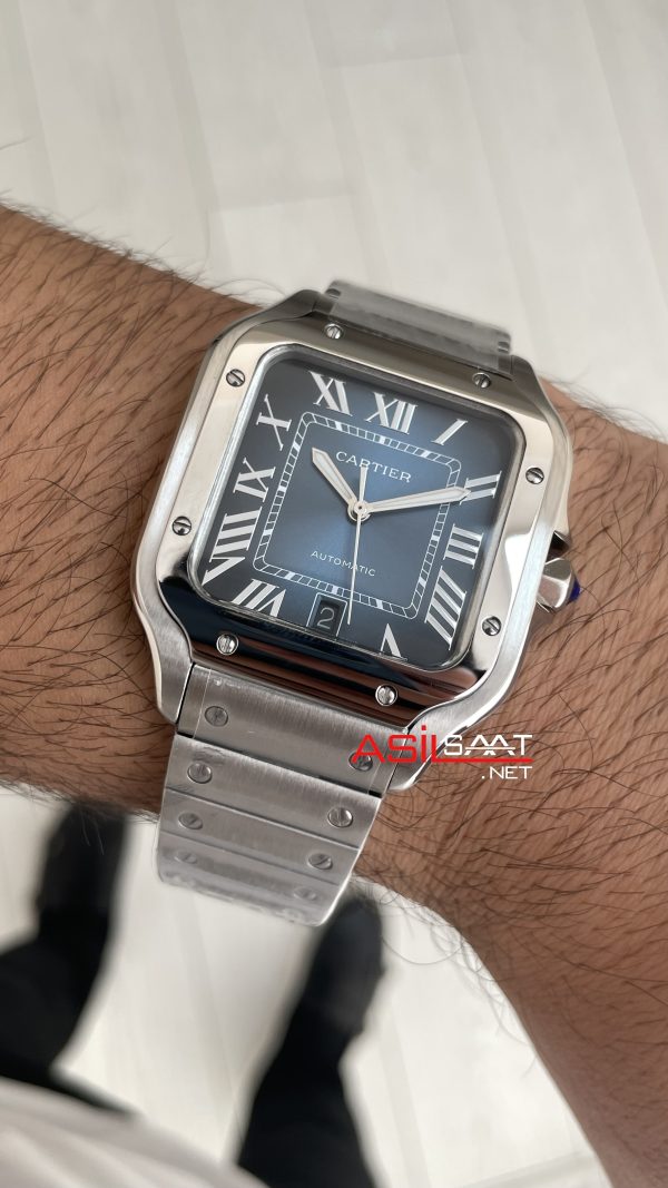 Cartier De Santos WSSA0030 Mavi Replika Saat