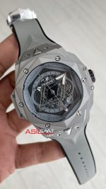 Hublot Sang Bleu II Grey 45mm Replika Saat