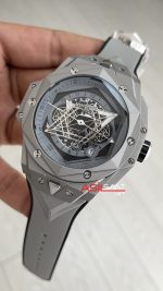 Hublot Sang Bleu II Grey 45mm Replika Saat