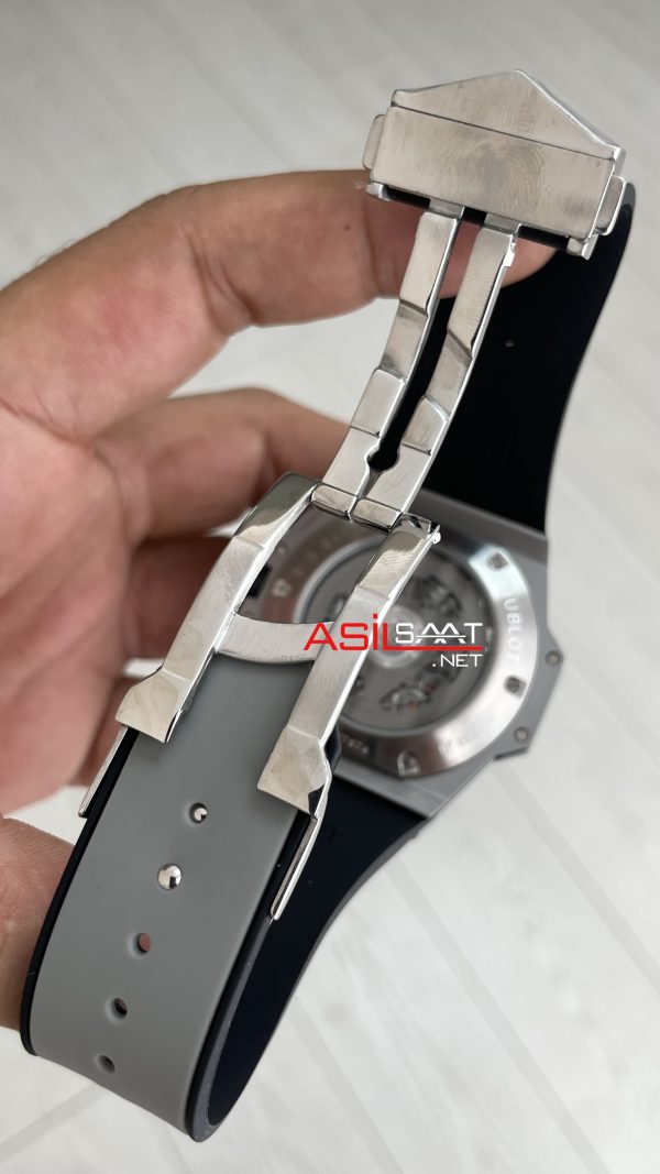 Hublot Sang Bleu II Grey 45mm Replika Saat