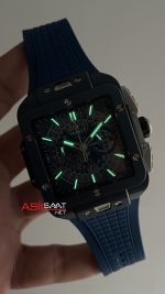 Hublot Square Bang Mavi Kadran 45mm Blue Replika Saat