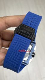 Hublot Square Bang Mavi Kadran 45mm Blue Replika Saat