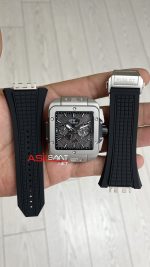 Hublot Square Bang Siyah Kadran 45mm Grey Replika Saat