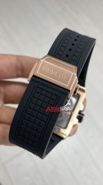 Hublot Square Bang Siyah Kadran 45mm Rose Replika Saat