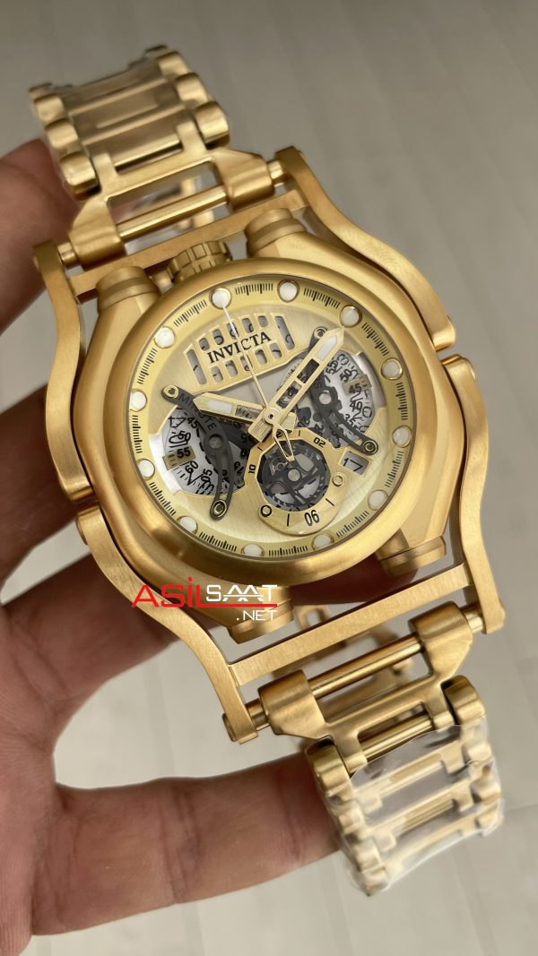 Invicta Sea Hunter Sarı 41718 Gold 56mm Replika Saat Invicta Sea Hunter Sarı 41718 Gold 56mm Replika Saat