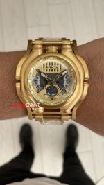 Invicta Sea Hunter Sarı 41718 Gold 56mm Replika Saat