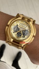 Invicta Sea Hunter Sarı 41718 Gold 56mm Replika Saat