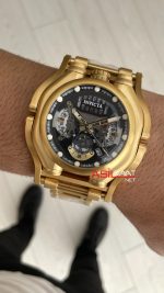 Invicta Sea Hunter Siyah 41718 Gold 56mm Replika Saat