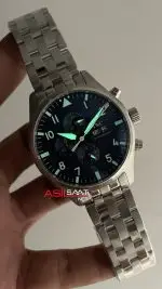 IWC Pilot Chronograph Blue IW378004 Mavi Kadran 43mm Replika Saat