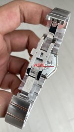 Omega Constellation Beyaz Taşlı Kadran 28mm Silver Rose Kadın Saati