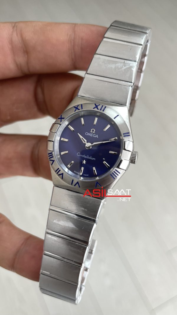 Omega Constellation Mavi 28mm Kadın Saati Omega Constellation Mavi 28mm Kadın Saati