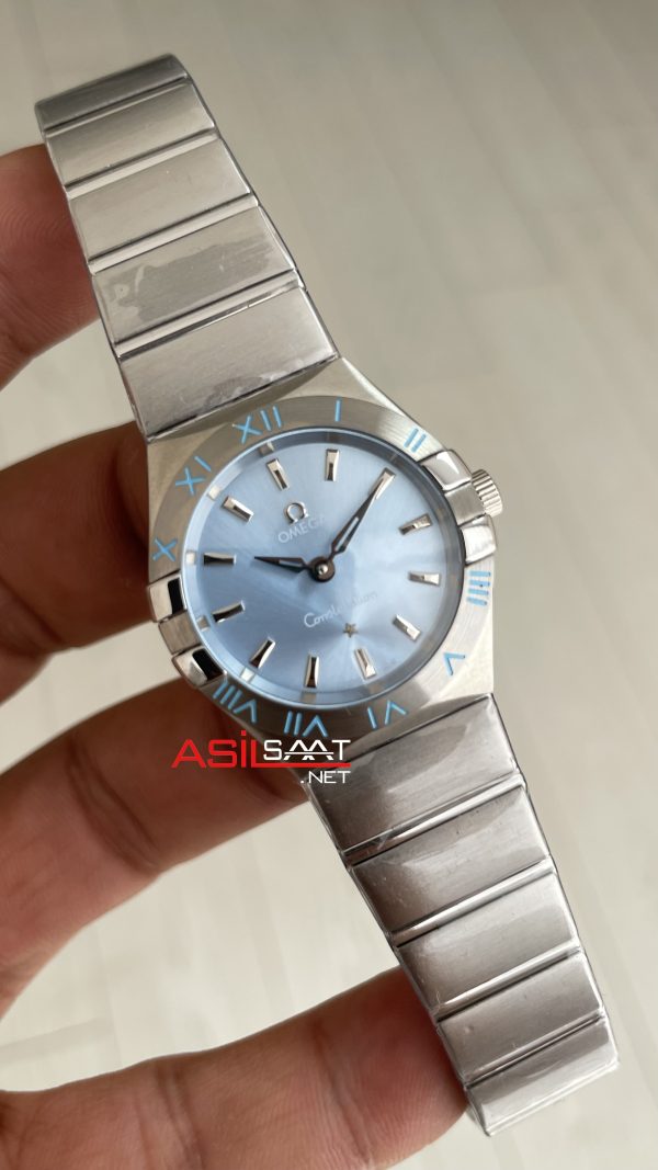 Omega Constellation Turkuaz 28mm Kadın Saati Omega Constellation Turkuaz 28mm Kadın Saati