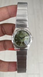 Omega Constellation Yeşil 28mm Kadın Saati