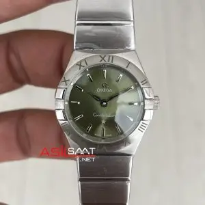 Omega Constellation Yeşil 28mm Kadın Saati