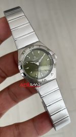 Omega Constellation Yeşil 28mm Kadın Saati