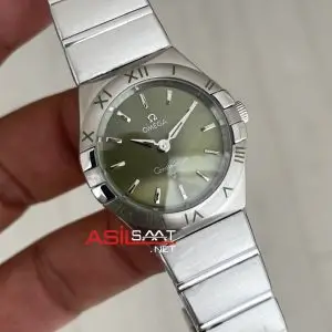 Omega Constellation Yeşil 28mm Kadın Saati